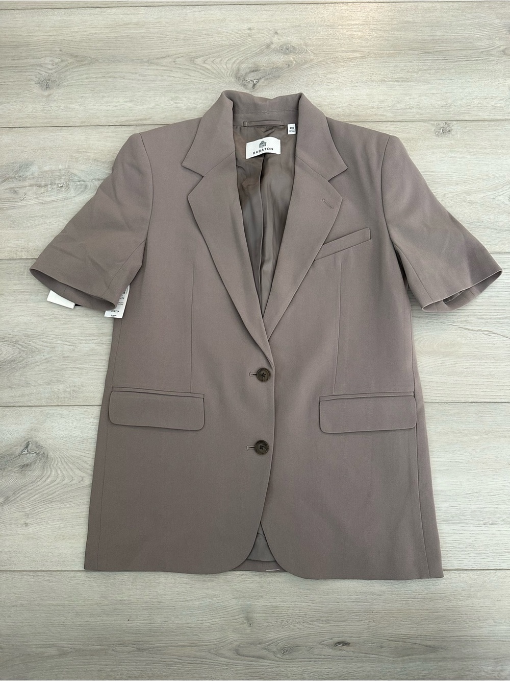 Aritzia Babaton Nominate Blazer Felted Taupe 2XS NWT $228